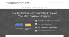 Desktop Screenshot of makemathmore.com